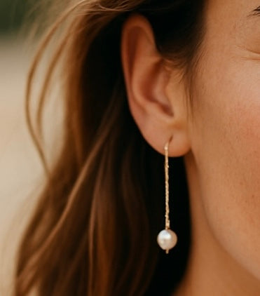 Dangling Freshwater Pearls