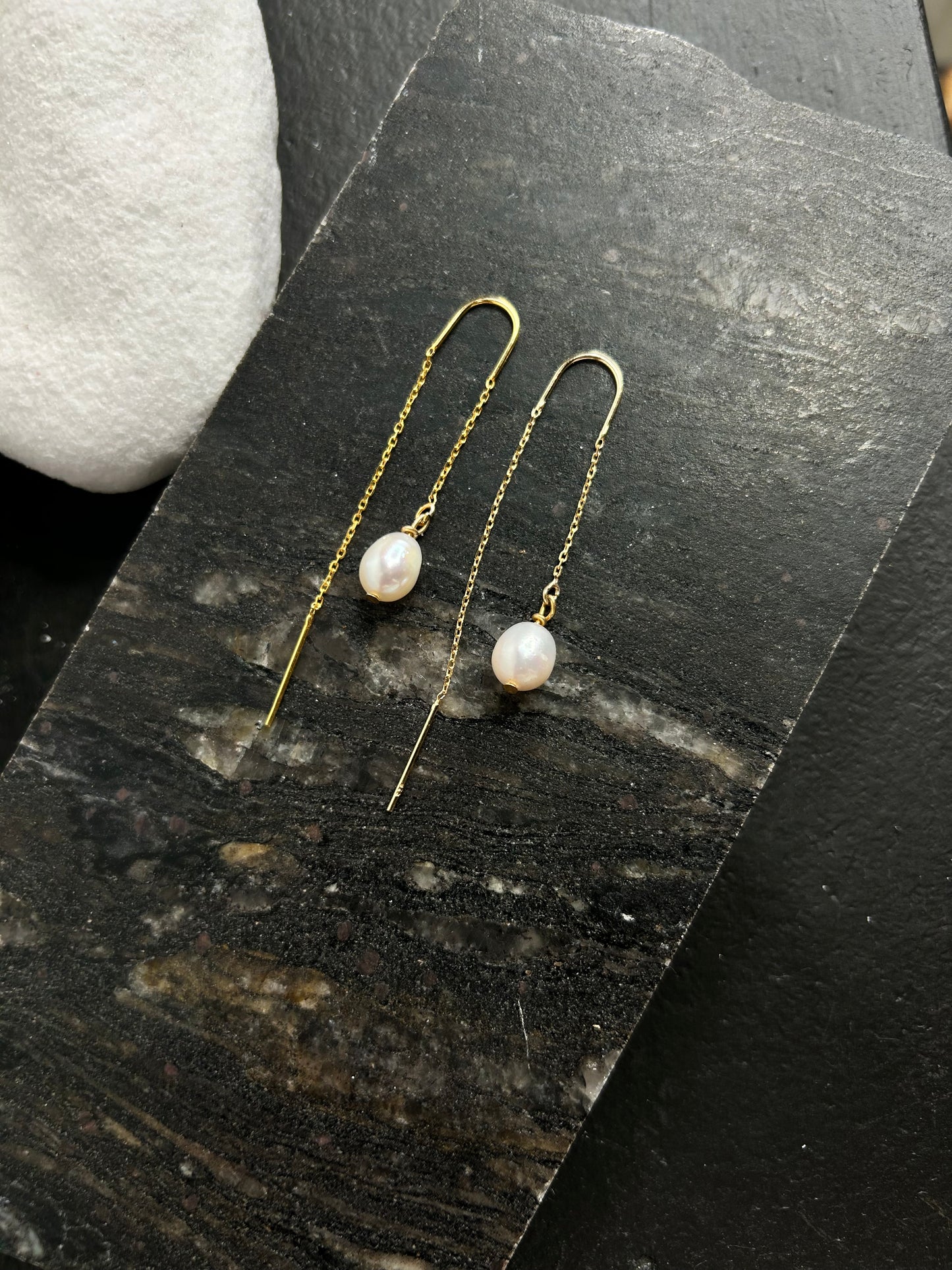 Dangling Freshwater Pearls